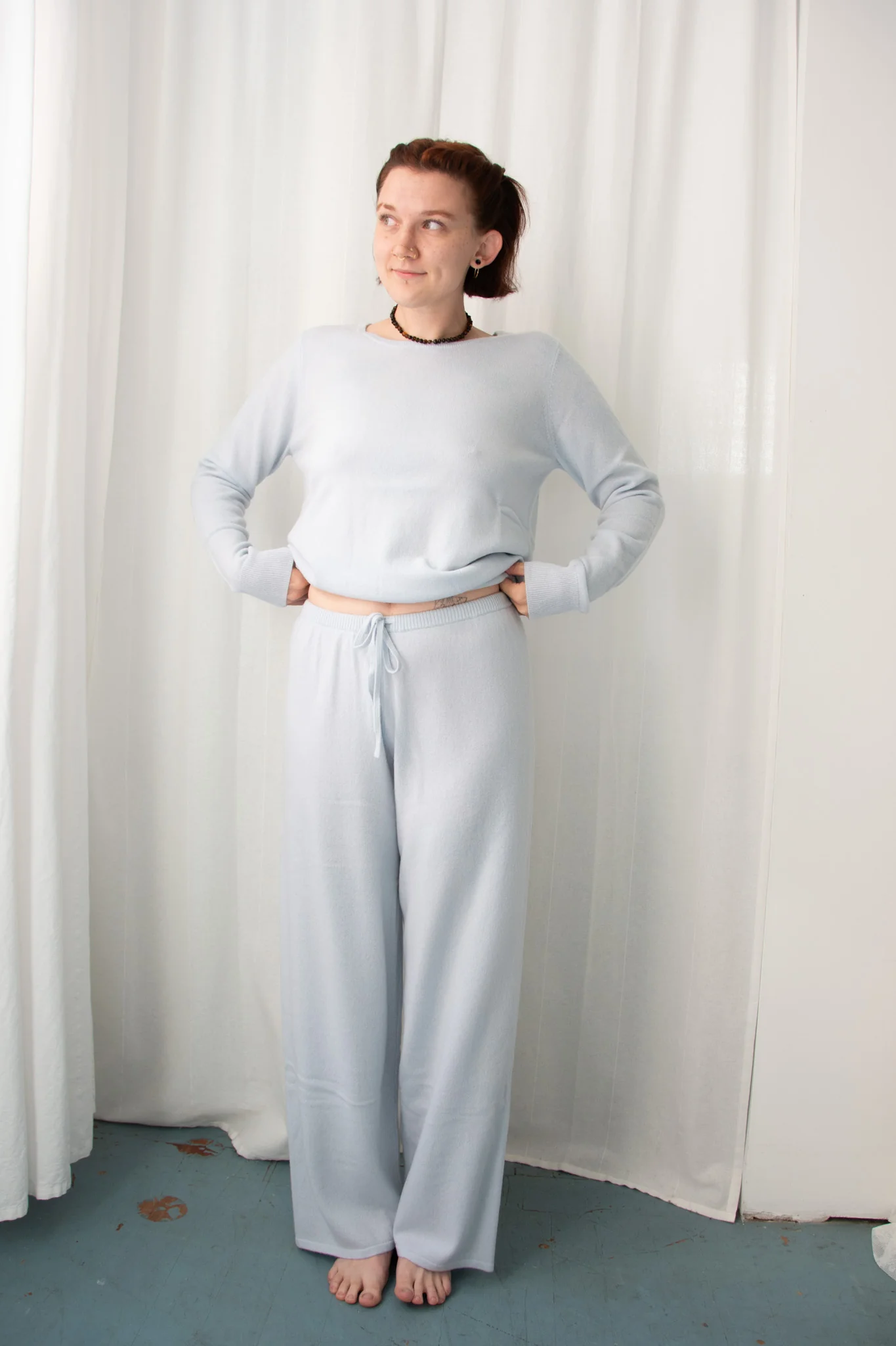 Arlotta Cashmere Drawstring Lounge Pant - Image 2