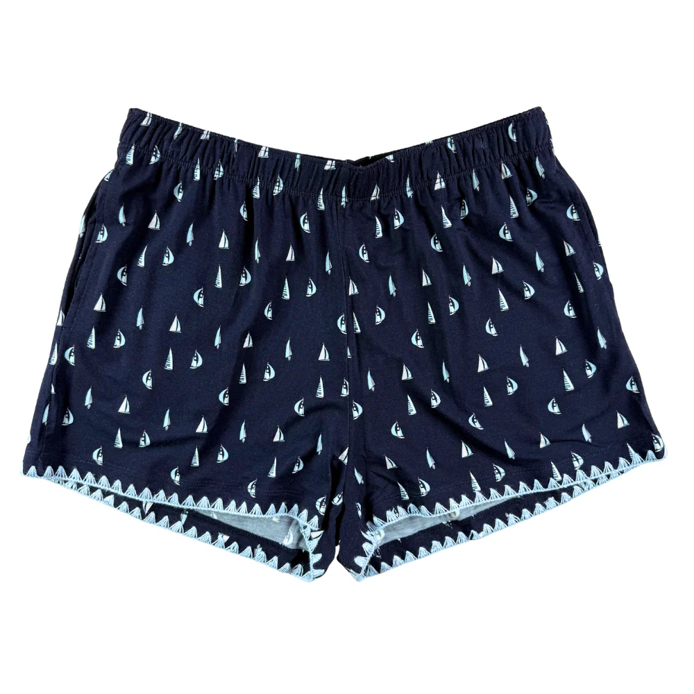 Aspen Dream Cute Stitching Short Pajama Set - Image 7
