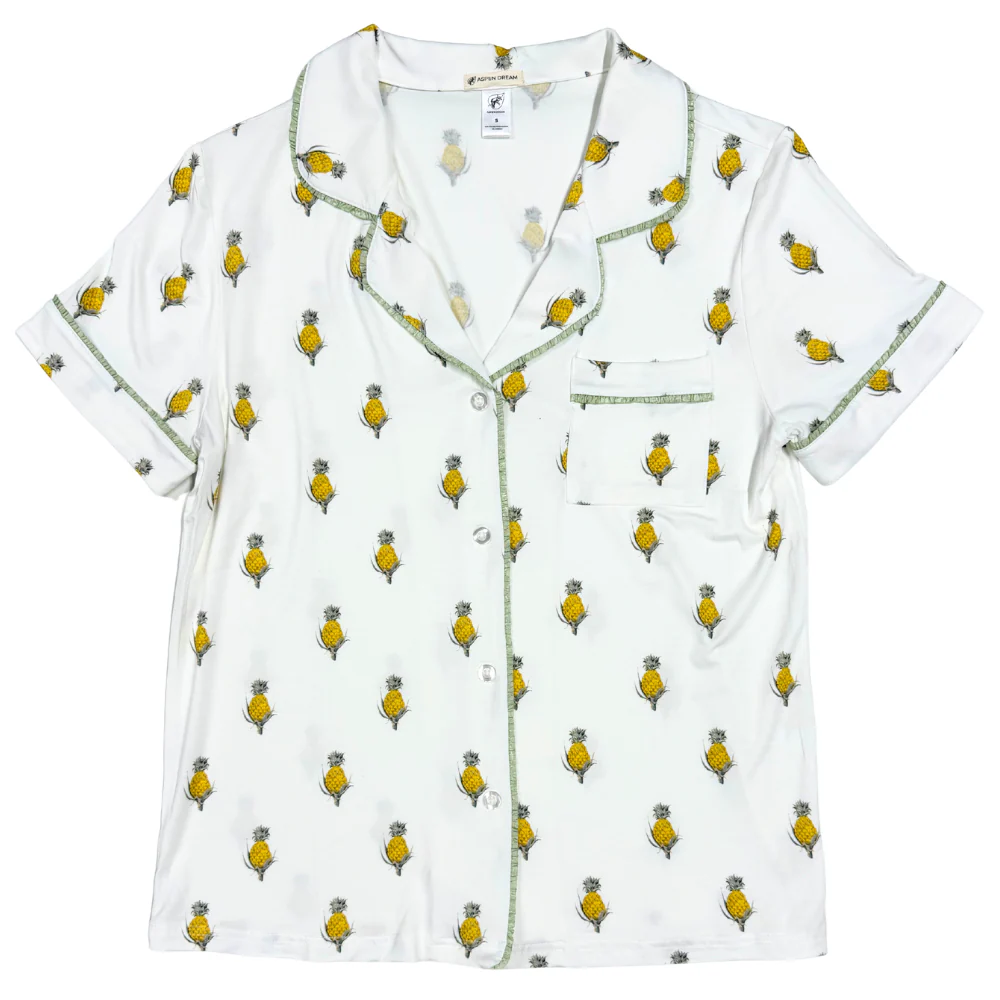 Aspen Dream Jolene Cropped Printed Pajama Set - Image 4
