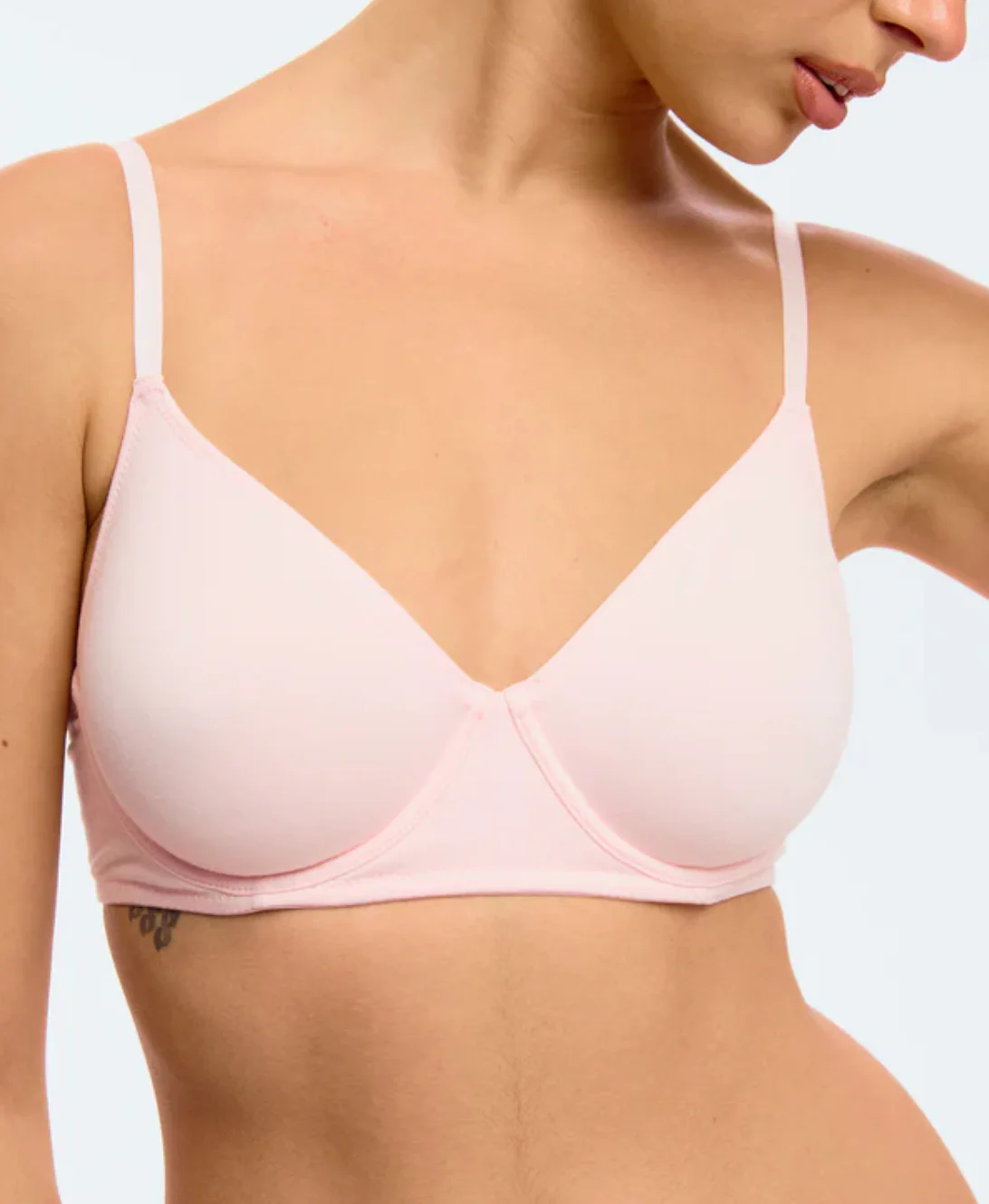 Blush Cotton Underwire Bra - Image 7