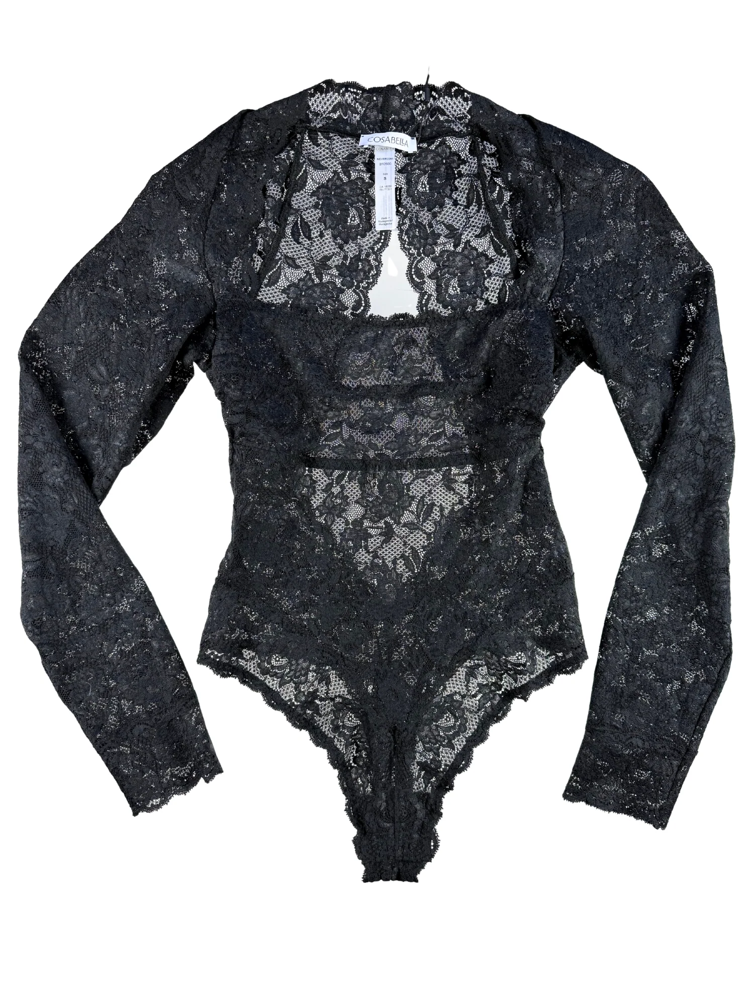 Cosabella Never Say Never Long Sleeve Bodysuit - Image 4
