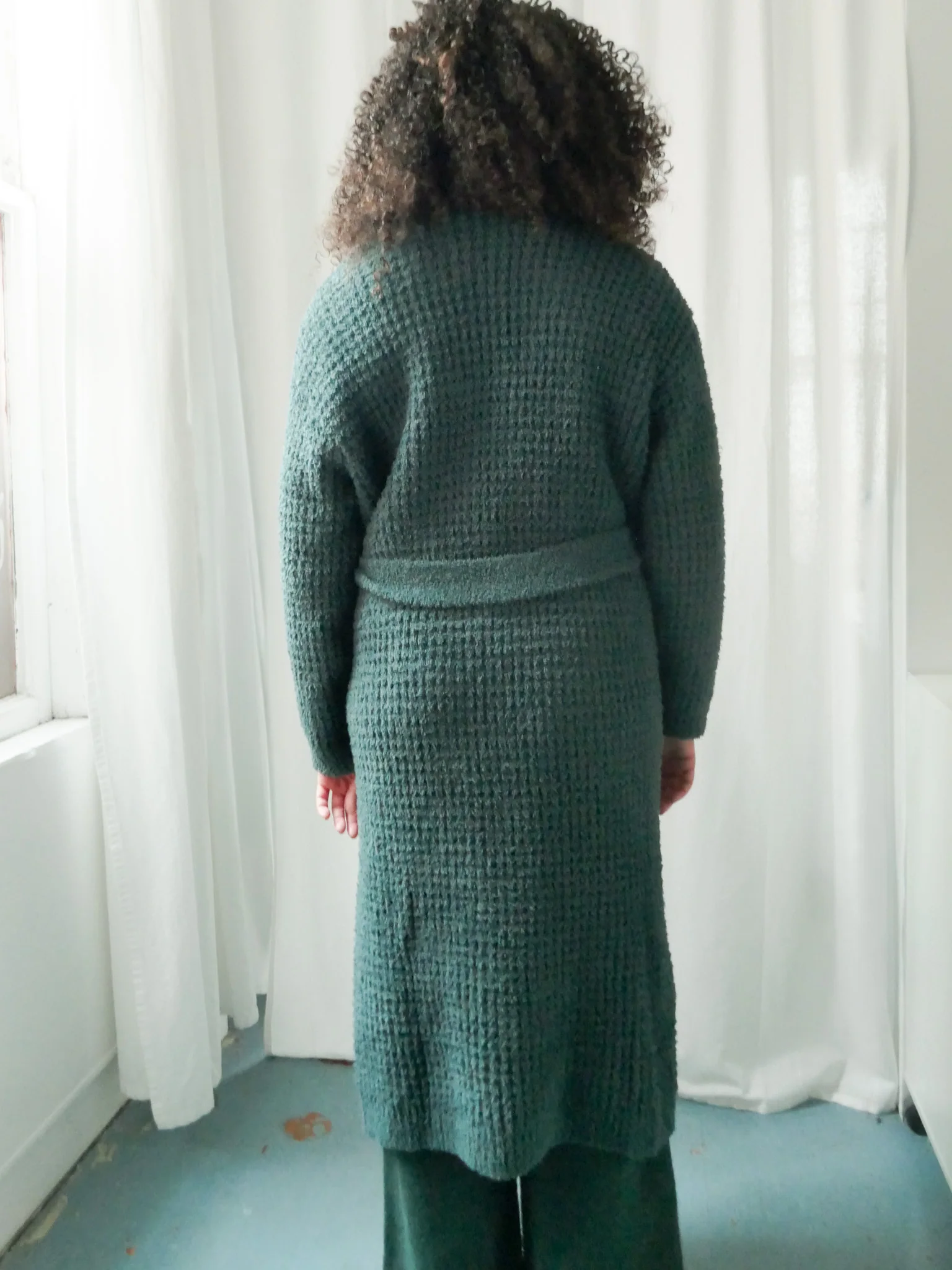 Eberjey Recycled Boucle Waffle Robe - Image 3