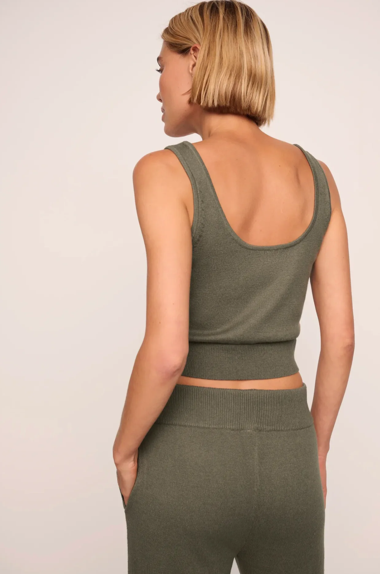 Eberjey Recycled Sweater Crop Tank - Image 3