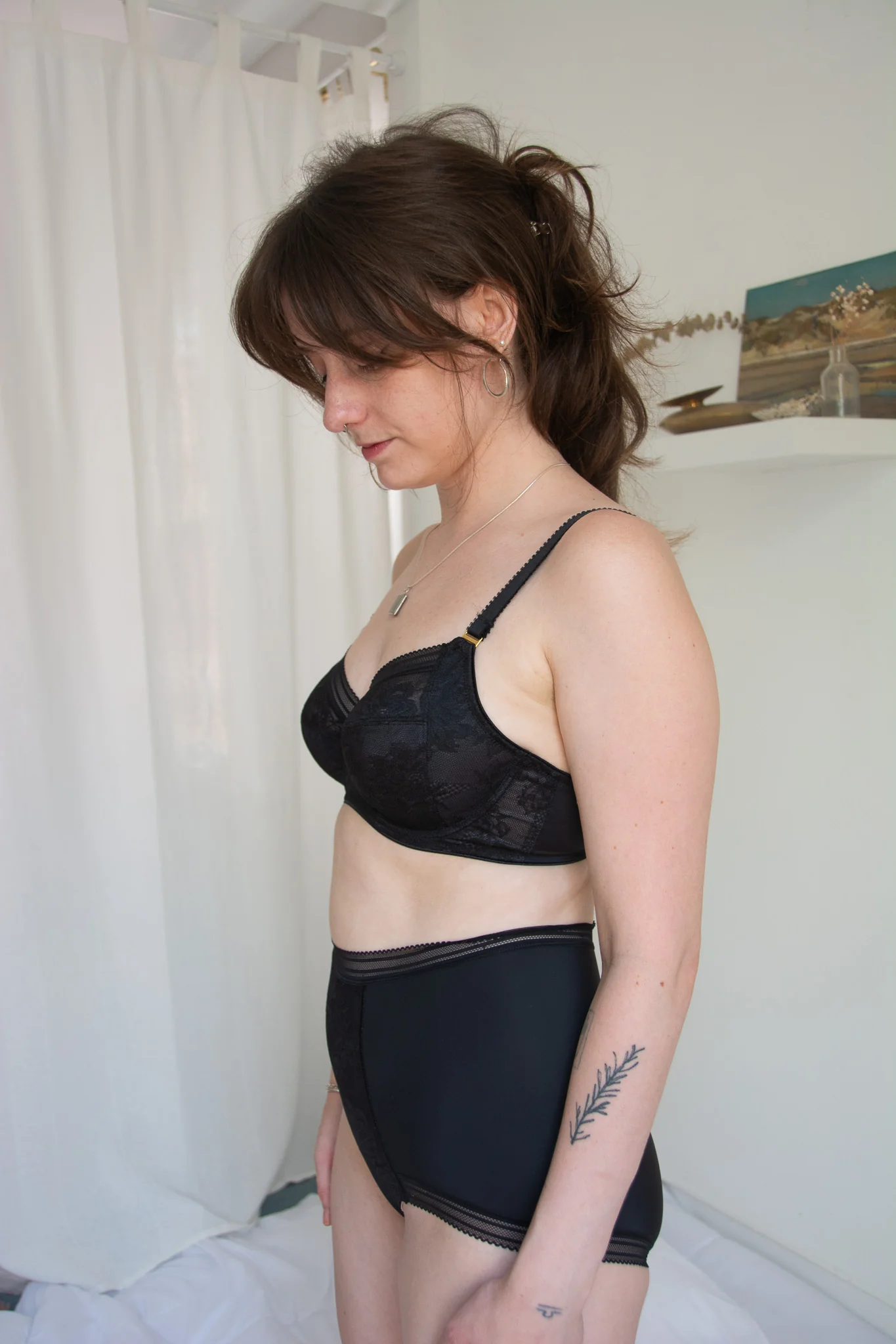Fantasie Lace Fusion Underwire Side Support Bra - Black - Image 4