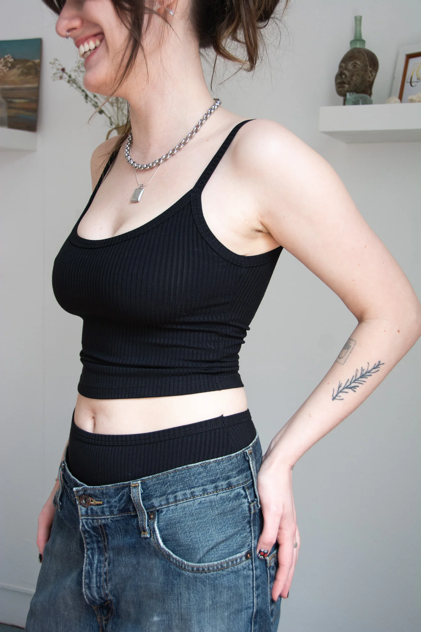 Forty Winks Ease Thin Strap Crop Cami - Image 13
