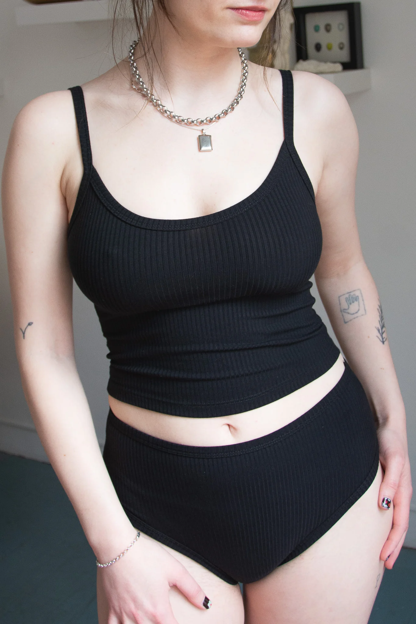 Forty Winks Ease Thin Strap Crop Cami - Image 3