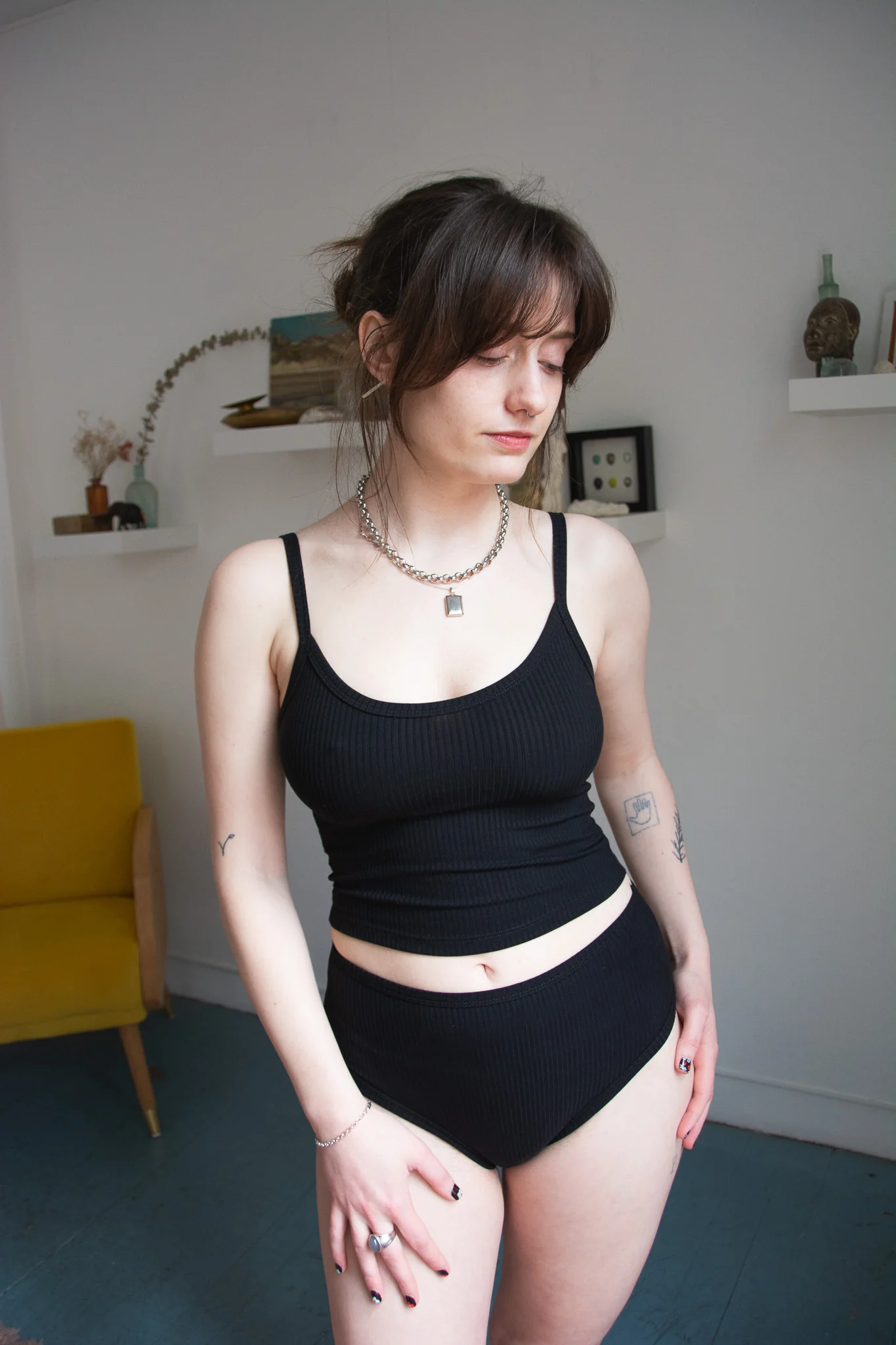 Forty Winks Ease Thin Strap Crop Cami - Image 7