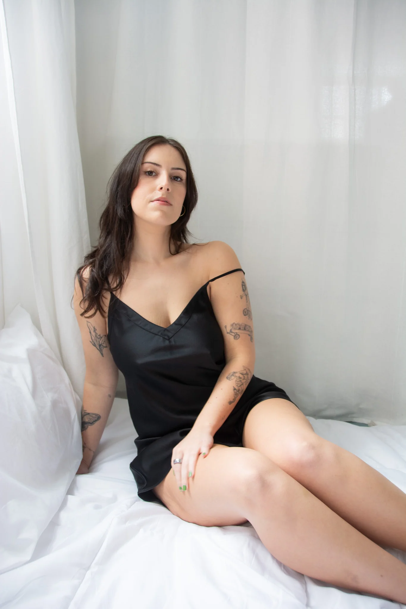Ginia Silk French Knicker - Image 6