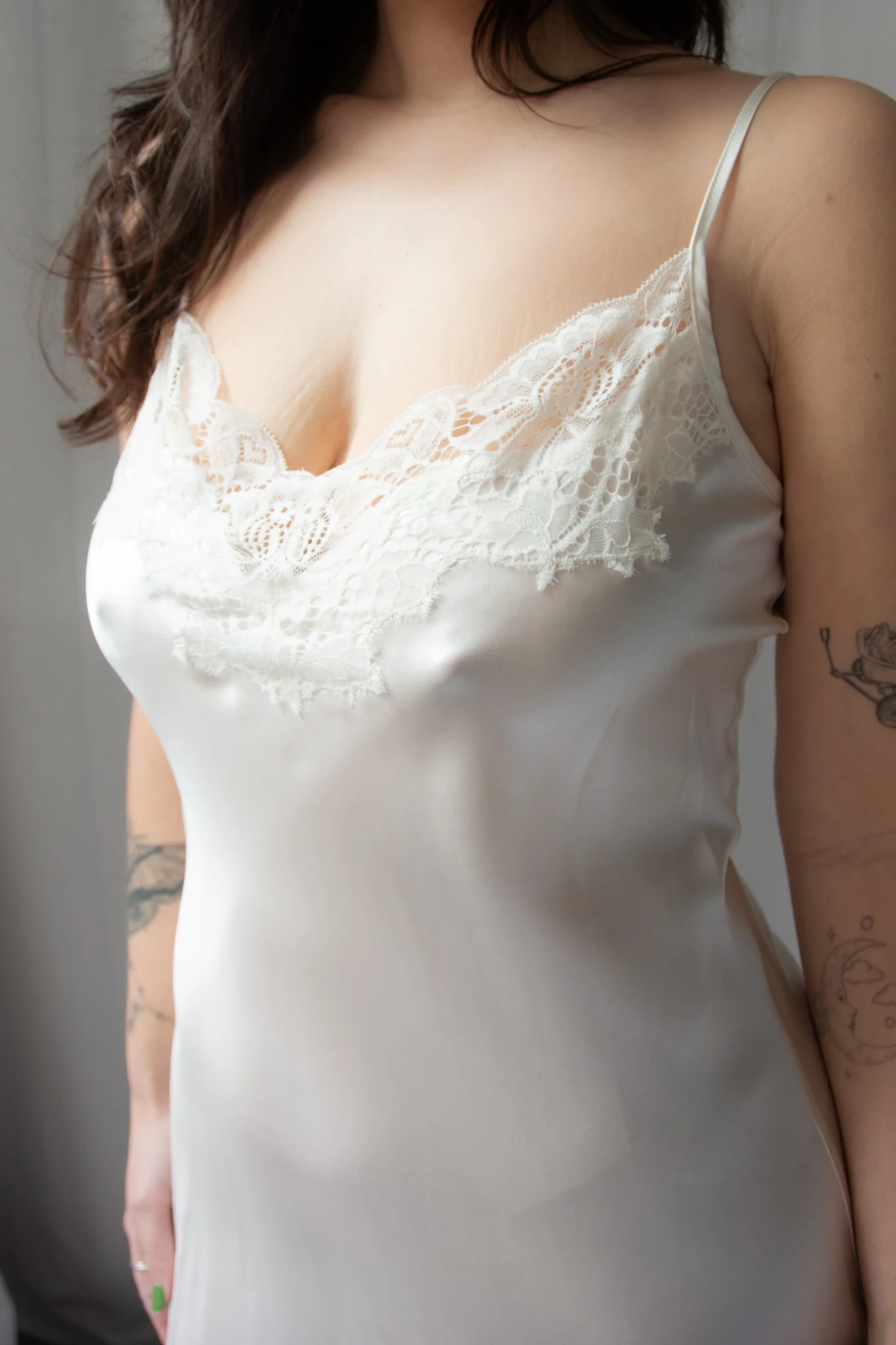 Ginia Silk Lace Chemise - Image 10