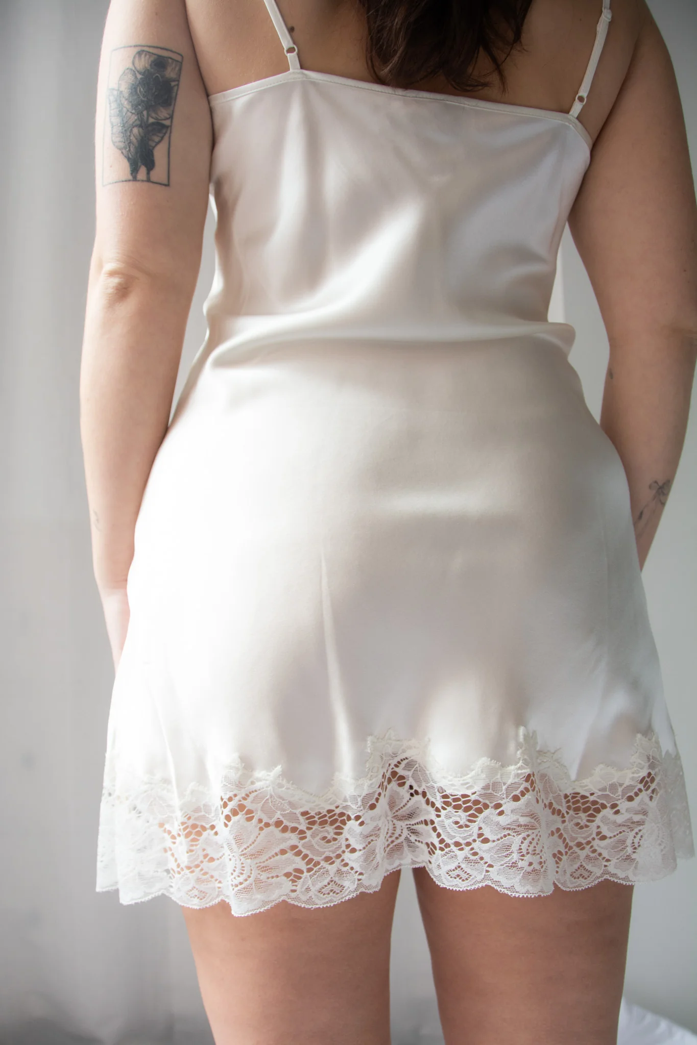 Ginia Silk Lace Chemise - Image 11