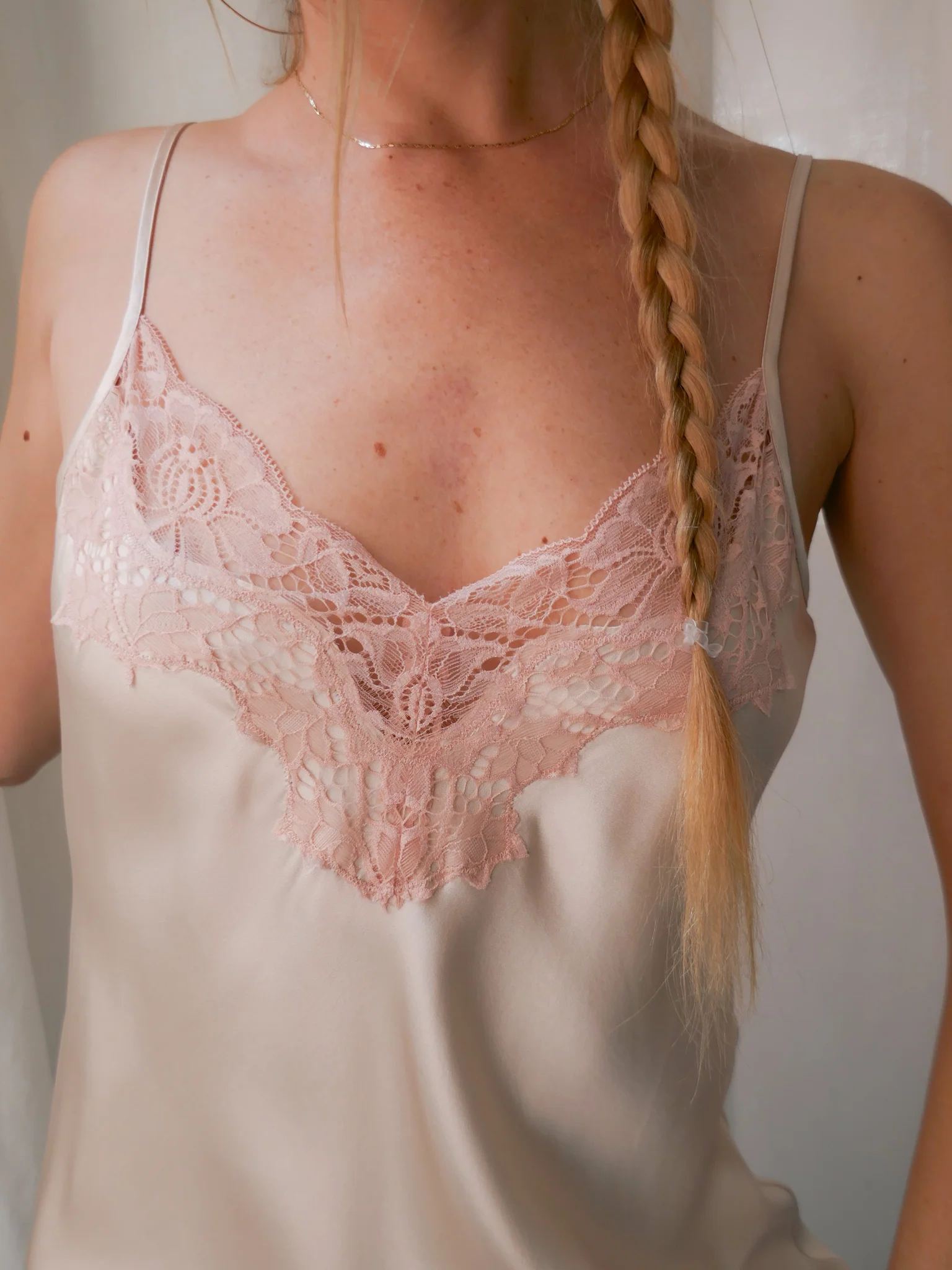 Ginia Silk Lace Chemise - Image 3