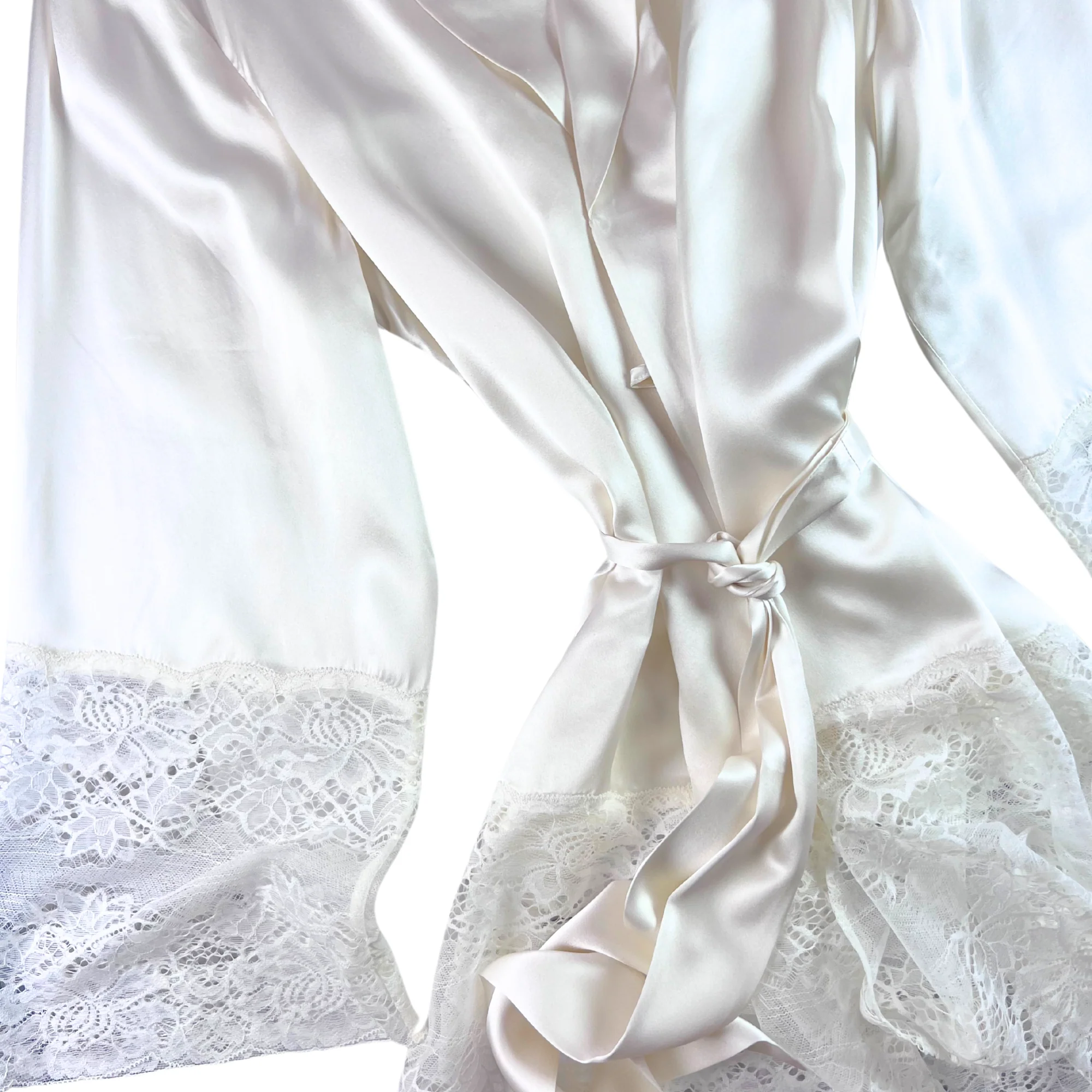 Ginia Silk Lace Robe - Image 11