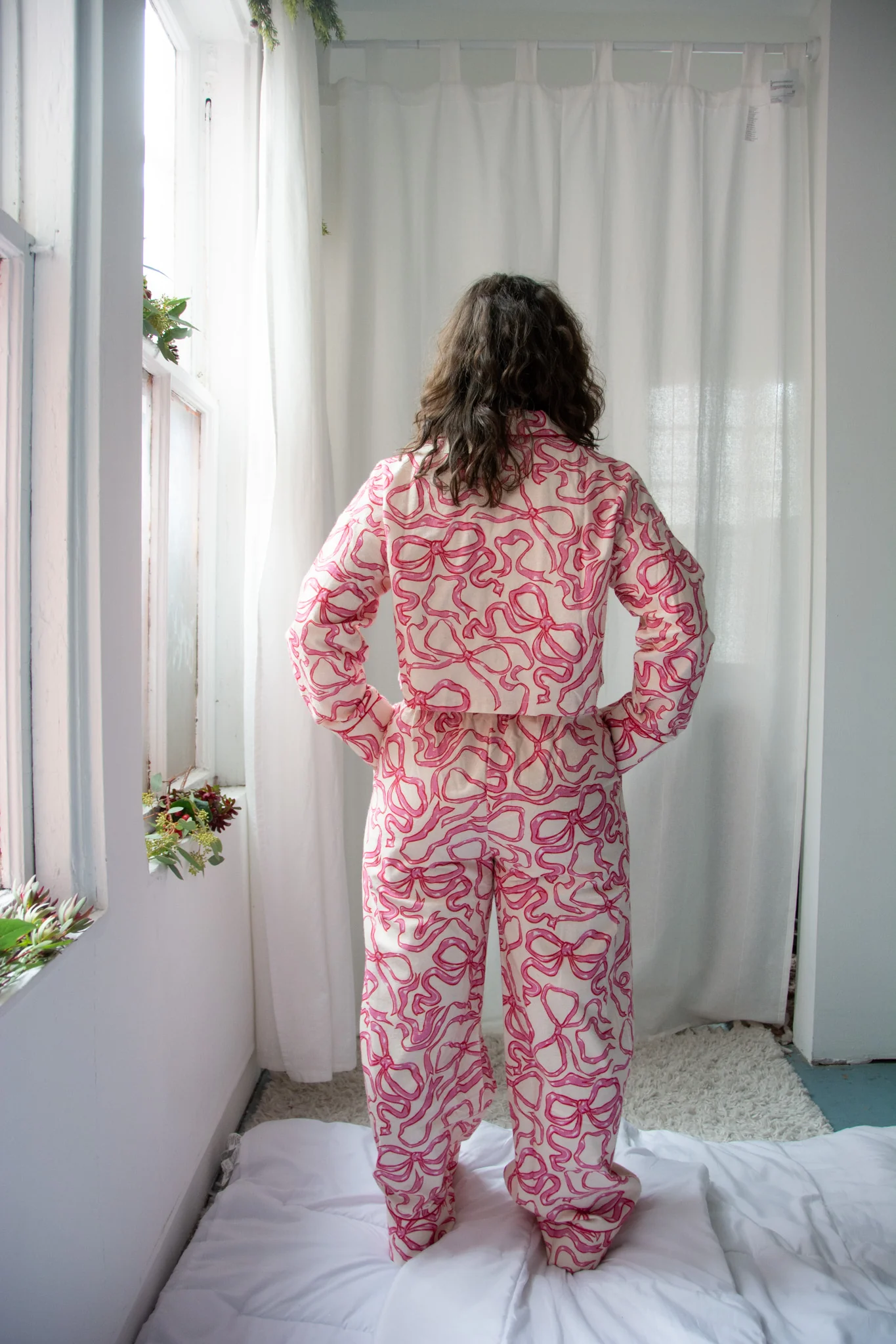 Kilo Brava Flannel Crop Top Long PJ Set - Image 8