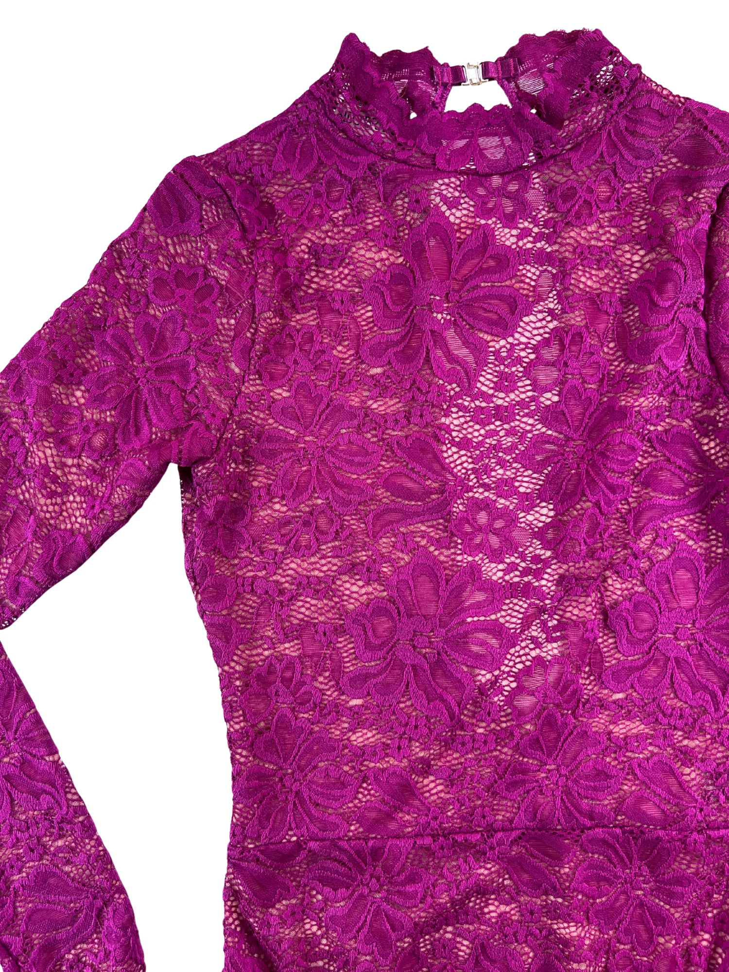 Kilo Brava Lace Long Sleeve Bodysuit - Image 5