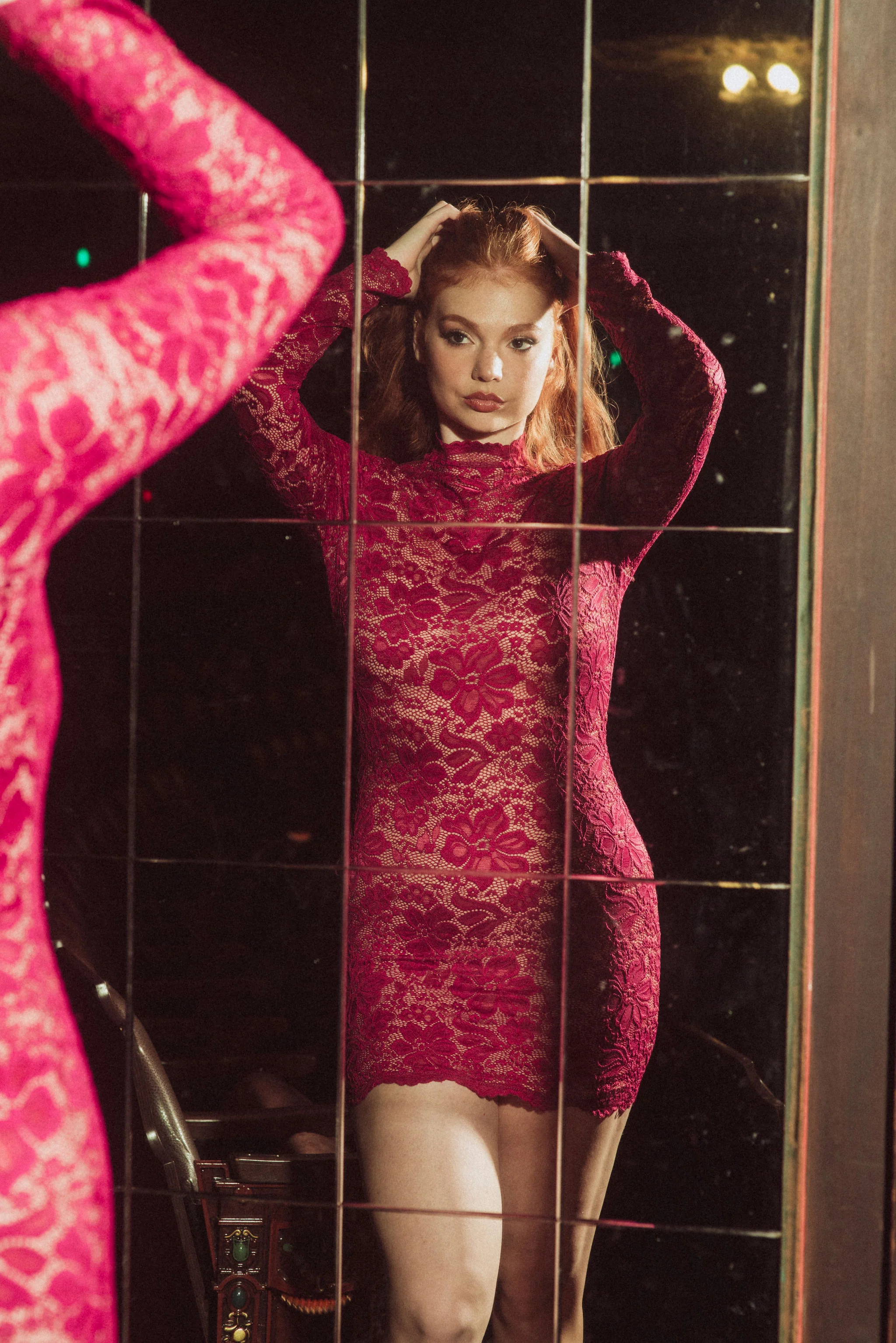 Kilo Brava Lace Mini Dress - Image 4