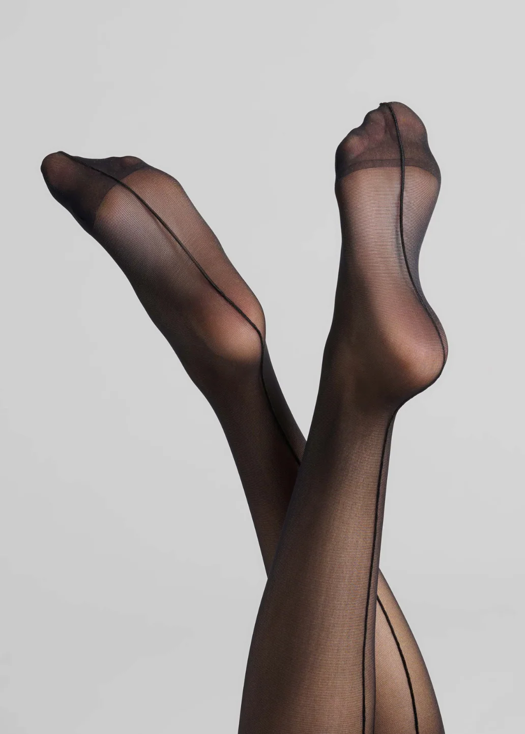 Maison Close Les Coquetteries Cut and Curled Back Seamed Stockings - Image 3