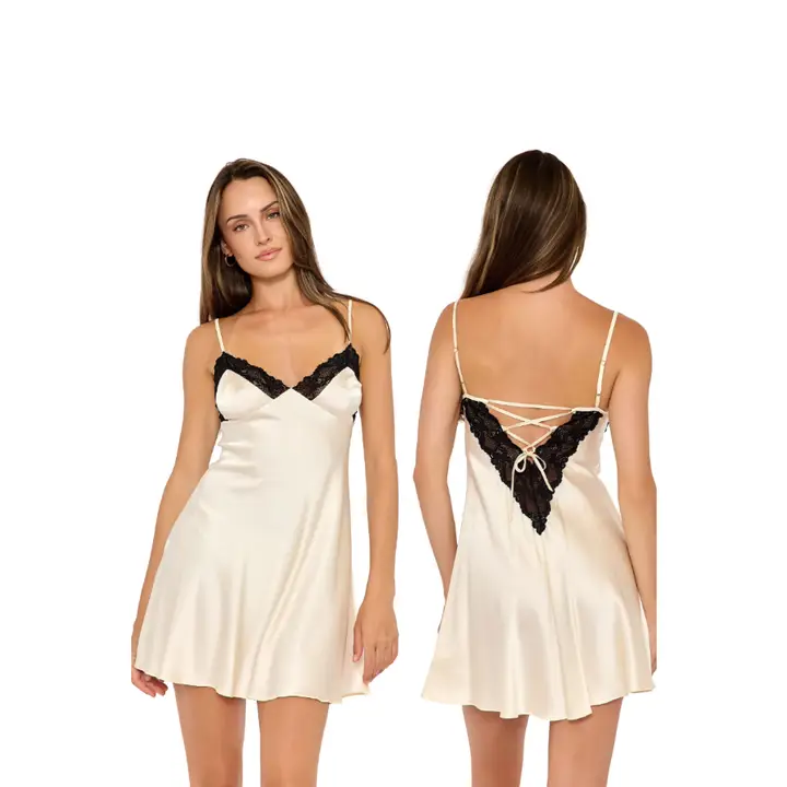 Mary Jo Bruno Ivy Tie Back Chemise - Image 3