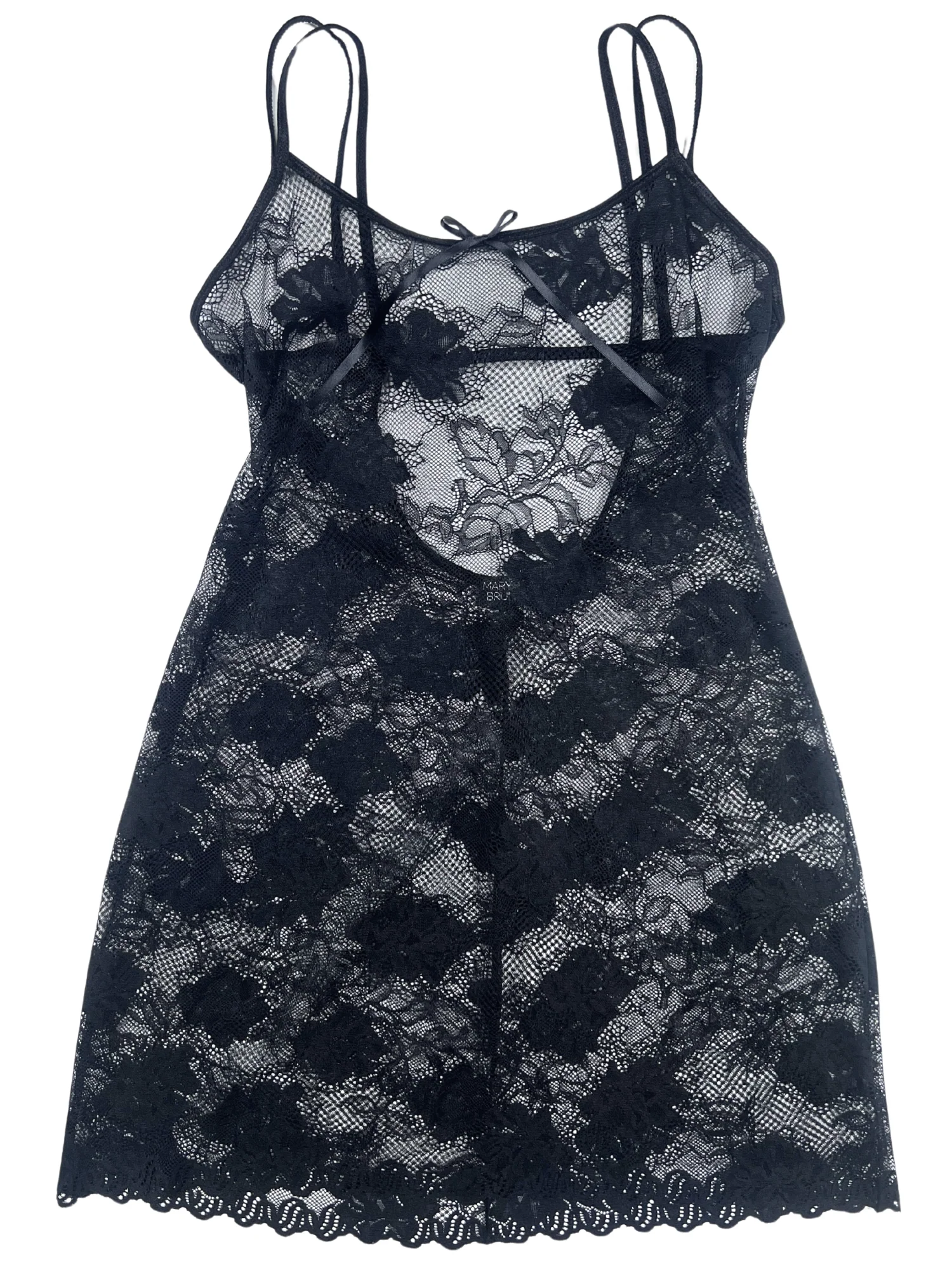 Mary Jo Bruno Rose Double Strap Chemise