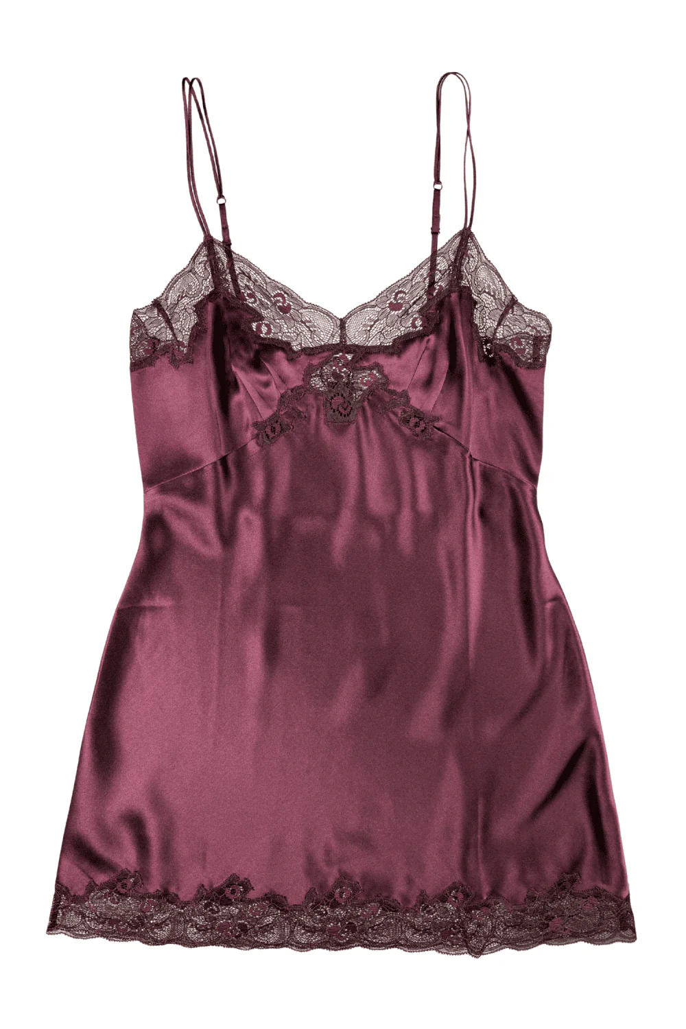 Only Hearts Silk Charmeuse Mini Slip - Image 3