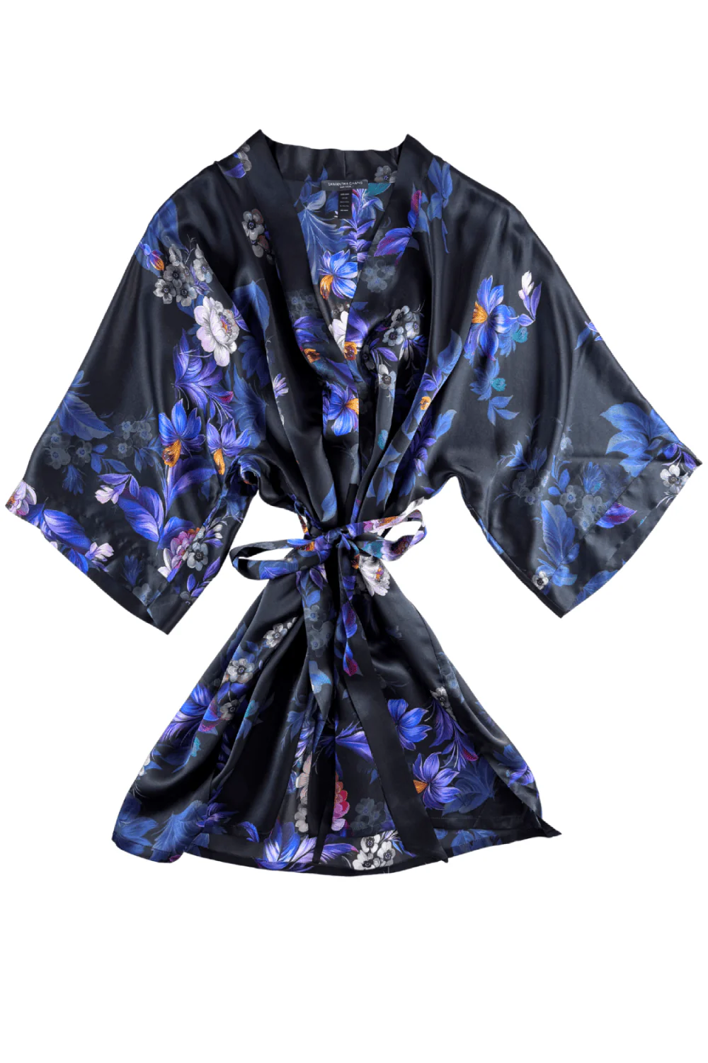 Samantha Chang Classic Silk Short Kimono Printed - Image 10