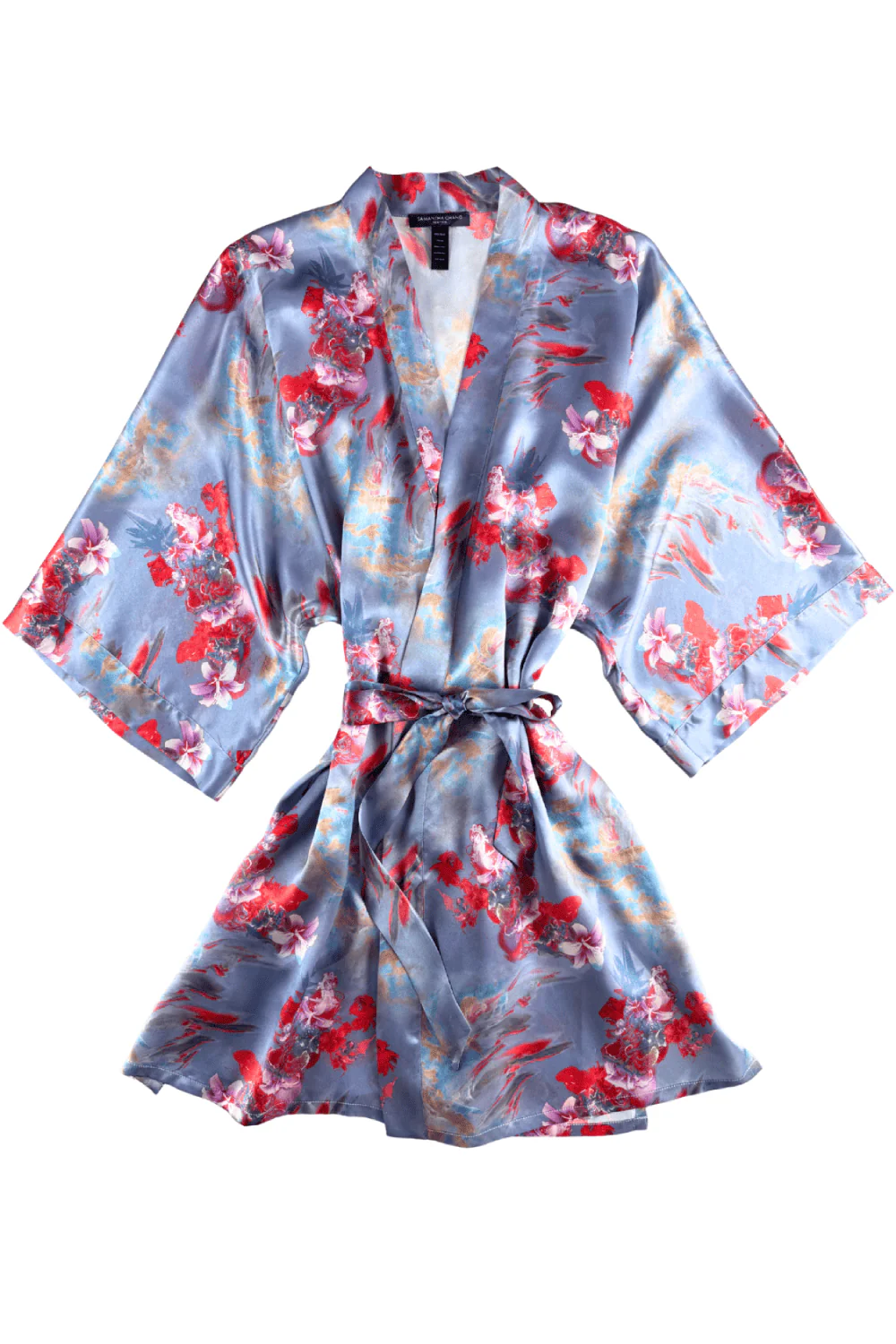 Samantha Chang Classic Silk Short Kimono Printed - Image 11