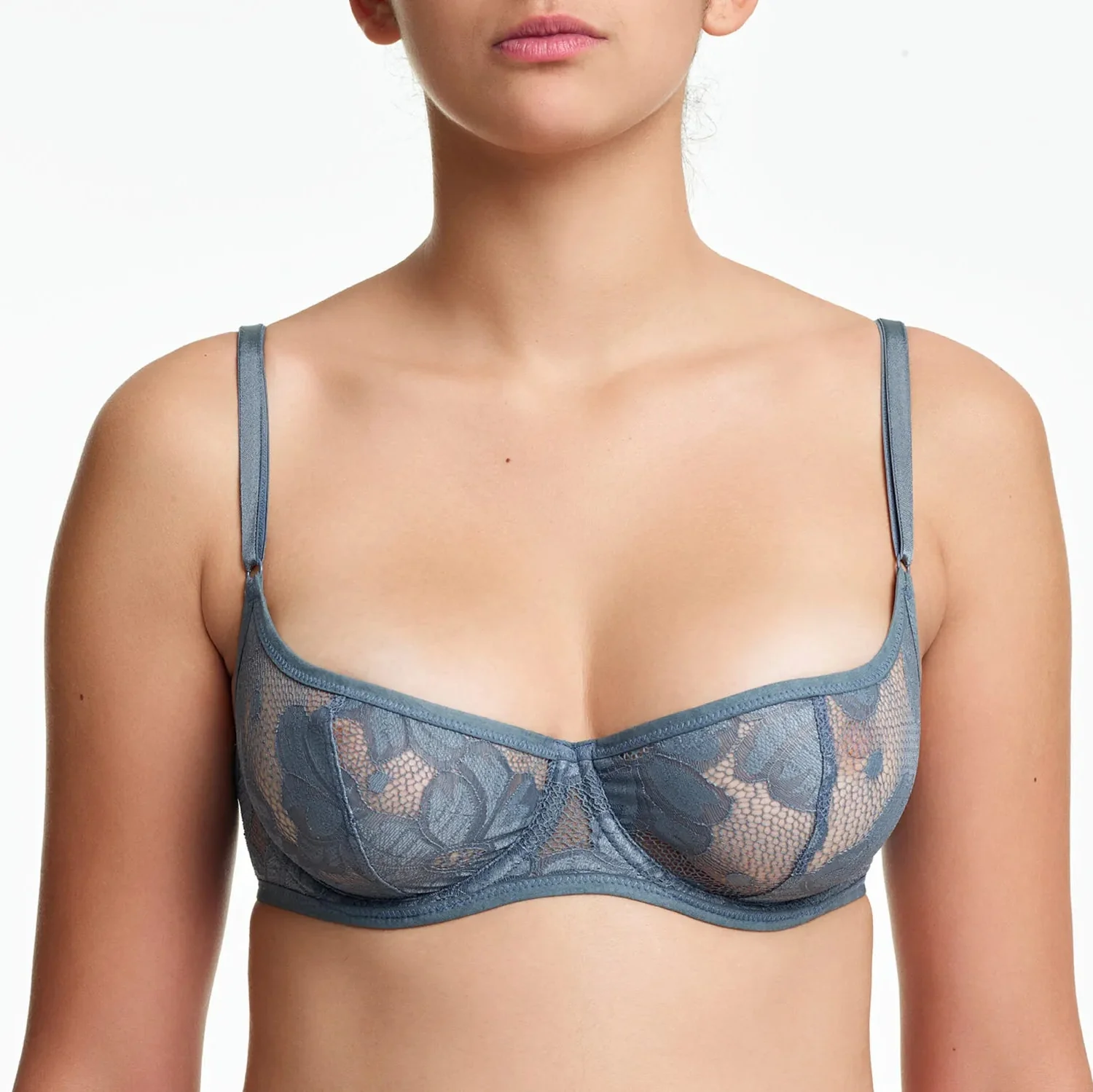 Yasmine Eslami Prune Balcony Bra - Image 2